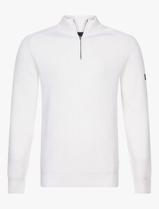 Cavallaro Napoli Sondrio Half Zip Pullover Off White