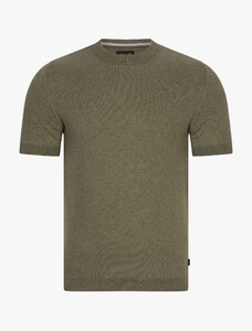 Cavallaro Napoli Sorrentino Tee Organic Cotton T-Shirt Lichtgroen Melange