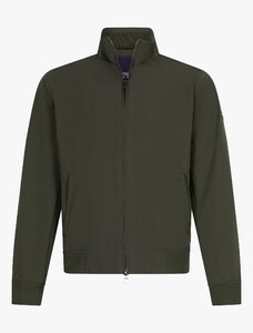 Cavallaro Napoli Sortinio Jacket Two-Way Zip Midden Groen