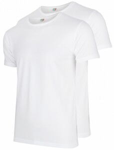 Cavallaro Napoli T-Shirt Ronde Hals 2-Pack T-Shirt Wit
