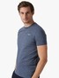 Cavallaro Napoli Tasso Tee Stretch Round Neck T-Shirt Midden Blauw