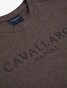 Cavallaro Napoli Terro Tee T-Shirt Dark Brown Melange