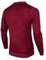 Cavallaro Napoli Testo Garment Dye Pullover Dark Red