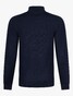 Cavallaro Napoli Tirano Half Zip Pullover Dark Evening Blue