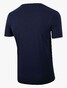 Cavallaro Napoli Umberto Tee Uni Stretch Cotton Blend T-Shirt Donker Blauw
