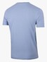 Cavallaro Napoli Umberto Tee Uni Stretch Cotton Blend T-Shirt Licht Blauw