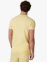 Cavallaro Napoli Umberto Tee Uni Stretch Cotton Blend T-Shirt Lichtgeel