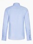 Cavallaro Napoli Uni Pique Comfortable Stretch Overhemd Licht Blauw