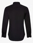 Cavallaro Napoli Uni Widespread Two-Ply Doppio Ritorto Cotton Shirt Black