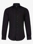 Cavallaro Napoli Uni Widespread Two-Ply Doppio Ritorto Cotton Shirt Black