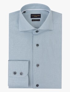 Cavallaro Napoli Vernio Pied-de-Poule Shirt Light Blue