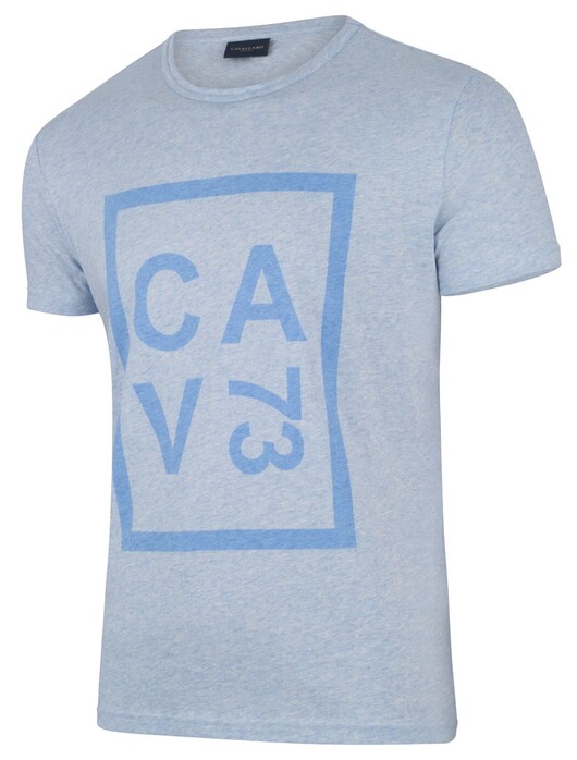 Cavallaro Napoli Vinny Tee T-Shirt Licht Blauw