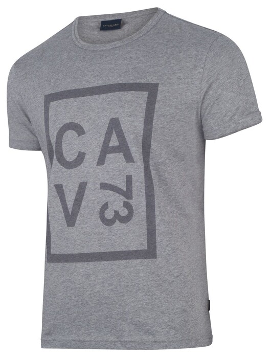 Cavallaro Napoli Vinny Tee T-Shirt Mid Grey