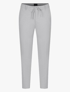 Cavallaro Napoli Zaverio Drawstring Fine Texture Broek Grijs Melange