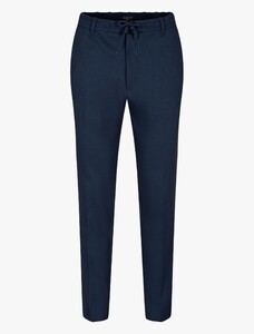 Cavallaro Napoli Zedenio Trousers Broek Donker Blauw Melange