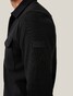 Cavallaro Napoli Zelo Zipper Single Breast Pocket Overshirt Black