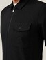 Cavallaro Napoli Zelo Zipper Single Breast Pocket Overshirt Black