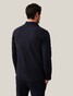 Cavallaro Napoli Zelo Zipper Single Breast Pocket Overshirt Dark Evening Blue