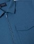 Cavallaro Napoli Zelo Zipper Single Breast Pocket Overshirt Grijsblauw