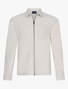 Cavallaro Napoli Zengio Zipper Overshirt Kitt