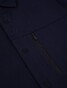 Cavallaro Napoli Zereno Uni Subtle Contrast Press-Stud Closure Overshirt Dark Evening Blue