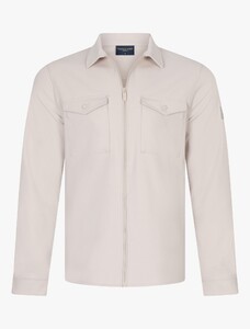 Cavallaro Napoli Zerino Full Zip Overshirt Kitt