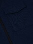 Cavallaro Napoli Zivoli Double Breast Pocket Overshirt Mid Blue Melange