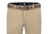 Com4 Cotton Flat-Front Pants Sand