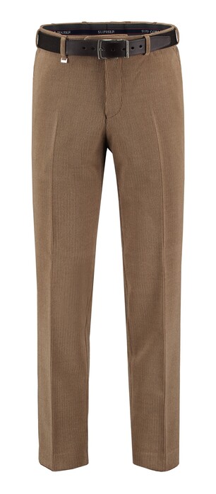 Com4 Flat-Front Woolcord Corduroy Trouser Camel