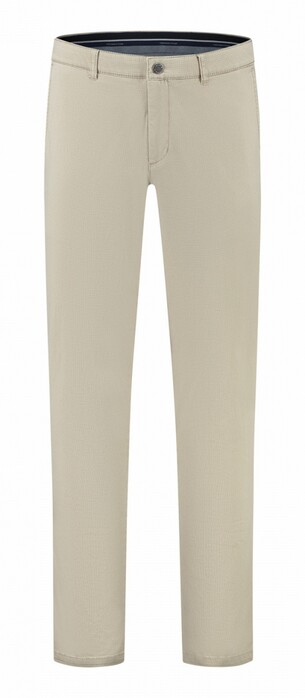 Com4 Micro Pattern Modern Chino Collection Pants Beige
