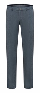 Com4 Modern Chino Collection Micro Structure Fine Texture Pants Navy