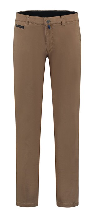 Com4 Modern Chino Cotton Elastane Pants Camel