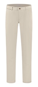 Com4 Modern Chino Faux-Uni Fine Texture Broek Licht Beige