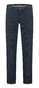 Com4 Modern Chino Fine Texture Pattern Broek Donker Blauw