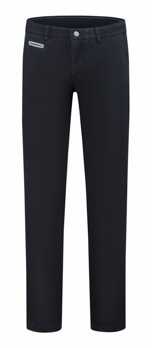 Com4 Modern Chino Subtle Cotton Stretch Broek Perma Blue