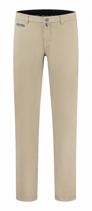 Com4 Modern Chino Subtle Cotton Stretch Broek Zand