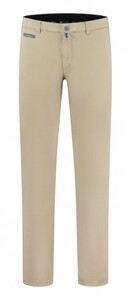 Com4 Modern Chino Subtle Cotton Stretch Pants Sand