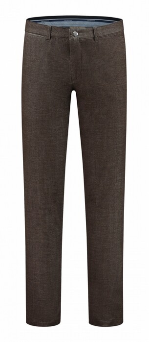 Com4 Modern Chino Wool Look Pants Brown