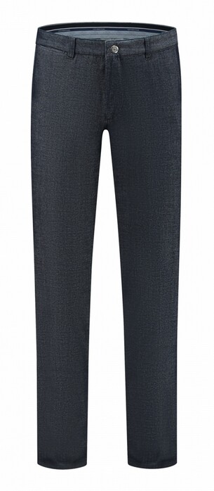 Com4 Modern Chino Wool Look Pants Navy