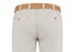 Com4 Swing Front Cotton Fine Line Pants Light Grey
