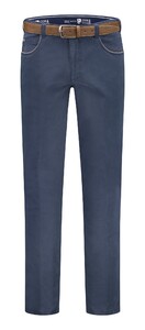 Com4 Swing Front Cotton Pants Blue