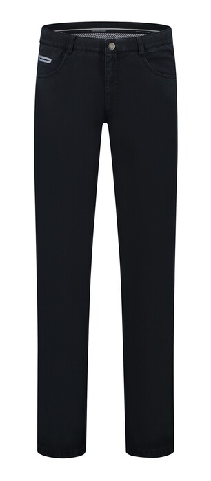 Com4 Swing Front Cotton Subtle Detail Broek Perma Blue