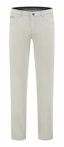 Com4 Swing Front Cotton Trousers Fine Structure Pattern Pants Kitt