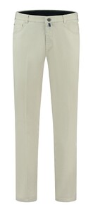 Com4 Swing Front Fine Cotton Uni Pants Beige