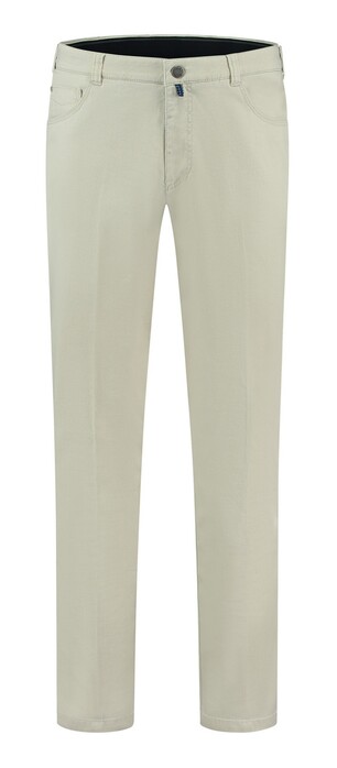 Com4 Swing Front Fine Cotton Uni Pants Beige