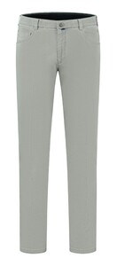 Com4 Swing Front Fine Cotton Uni Pants Light Grey