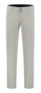 Com4 Swing Front Fine Subtle Structure Pattern Broek Beige