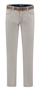Com4 Swing Front Mini Dot Structure Pants Grey