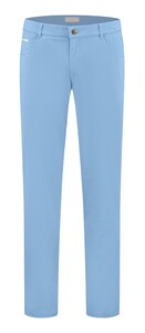 Com4 Uni Color Swing Front Pants Light Blue