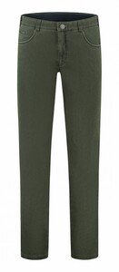 Com4 Uni Fine Texture Swing Front Collection Broek Groen